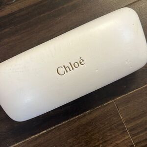 Authentic Chloe White Case Glasses Case Only